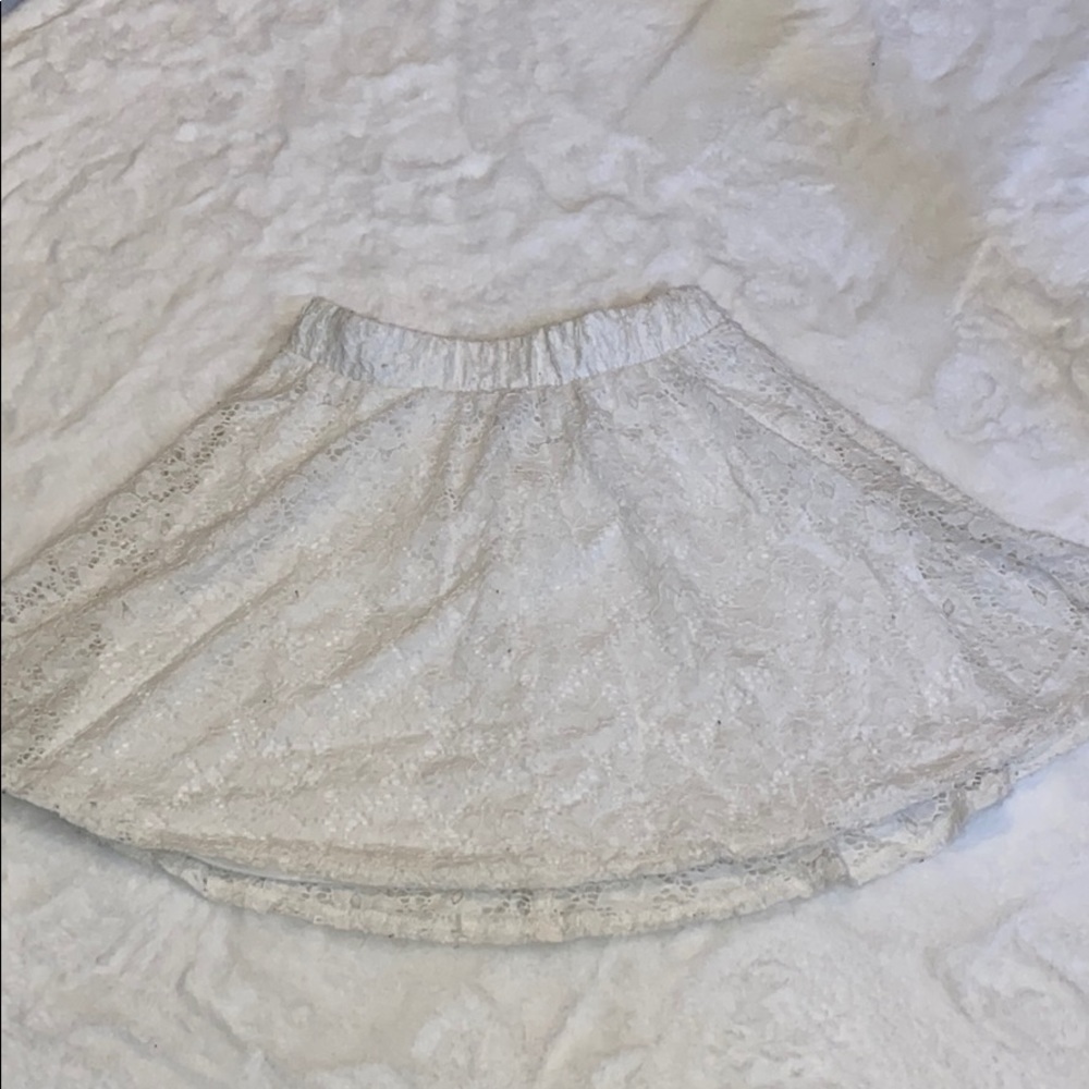 White skirt